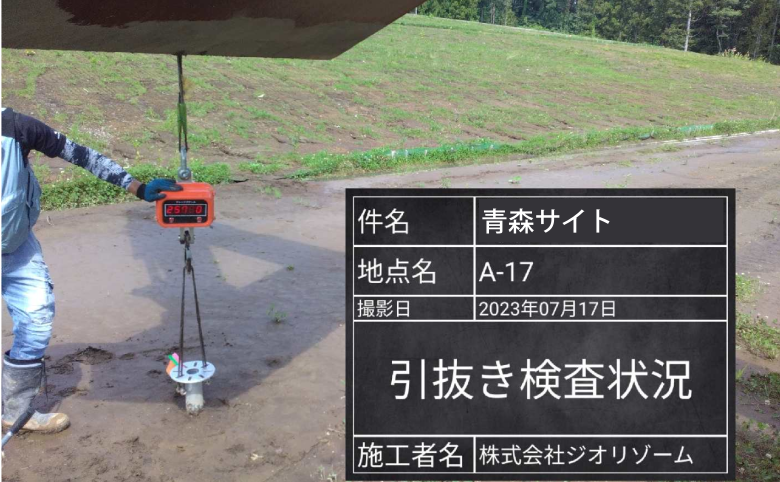 引き抜き検査